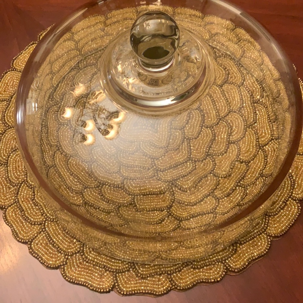 Food cover heavy glass